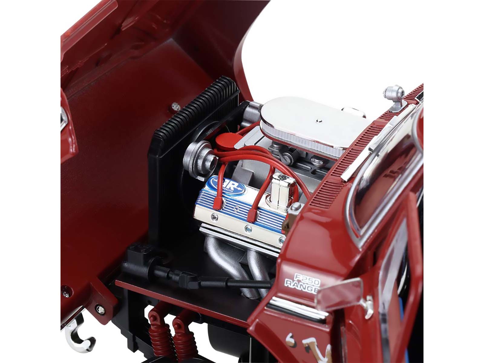 1979 Ford F-250 Monster Truck with 48-Inch Tires "Walkin' Tall" Red "Kings of Crunch" Series 1/18 Diecast Model Car by Greenlight