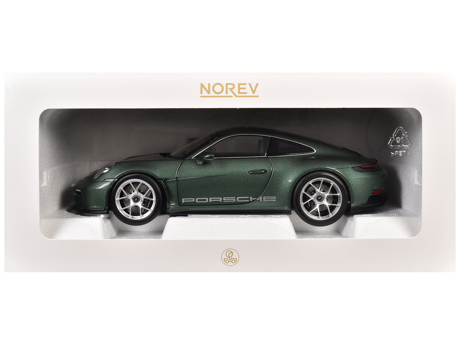 2023 Porsche 911 S/T Malachite Green Metallic 1/18 Diecast Model Car by Norev