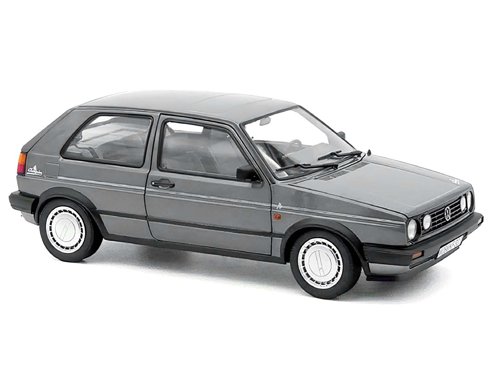1989 Volkswagen Golf Champion Gray Metallic 1/18 Diecast Model Car by Norev