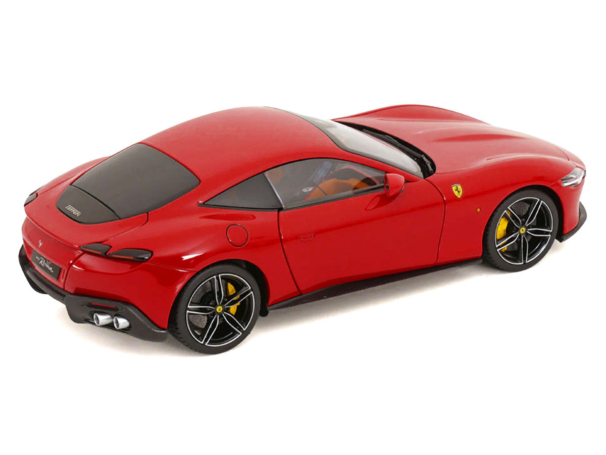 2019 Ferrari Roma Red with Orange Interior 1/18 Diecast Model Car by Polistil