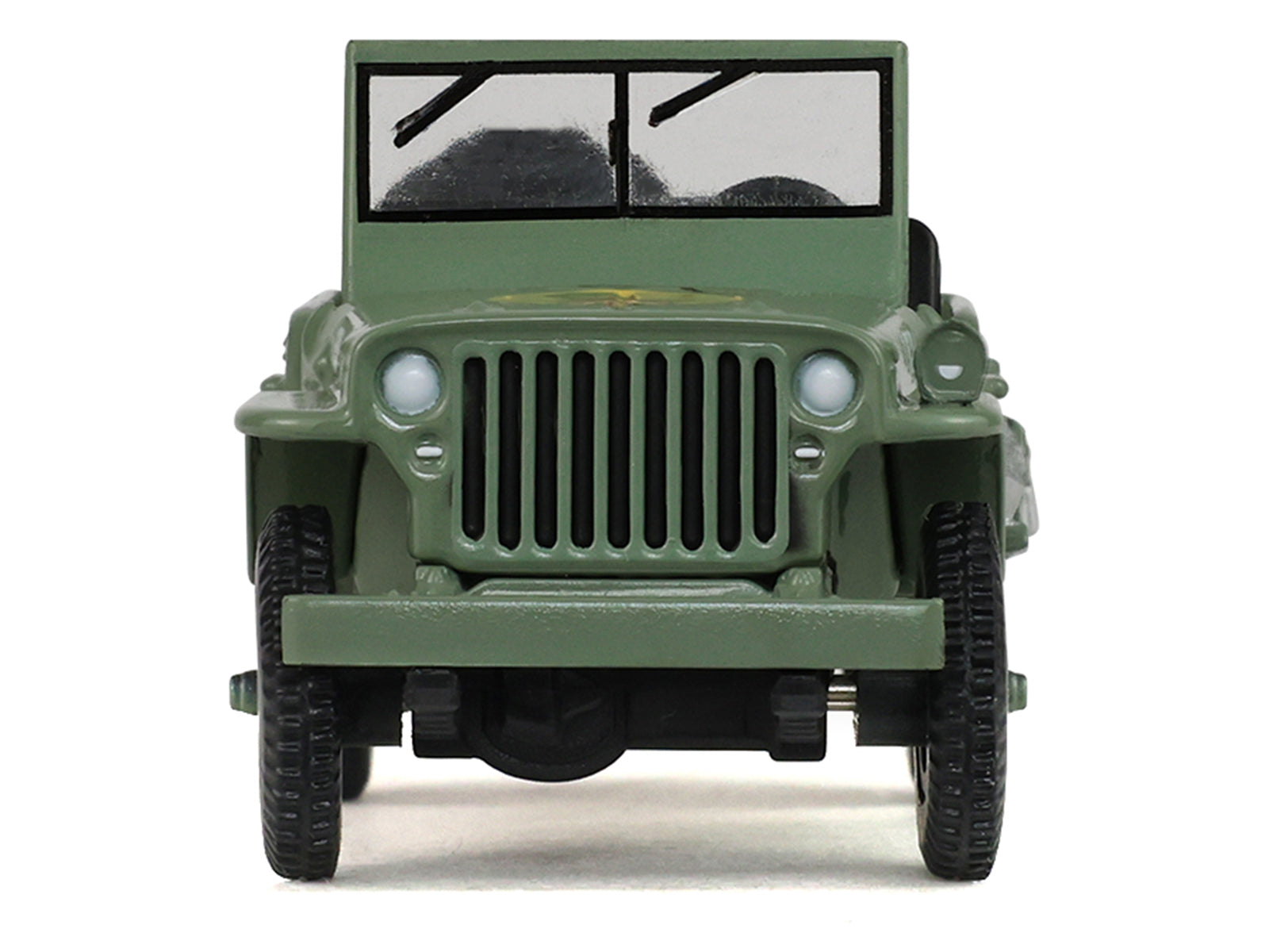 1942 Willyâ€™s MB Jeep Olive Green "America 250 Edition" "Anniversary Collection" Series 18 1/64 Diecast Model Car by Greenlight