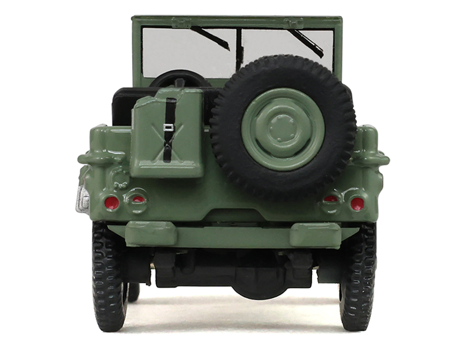 1942 Willyâ€™s MB Jeep Olive Green "America 250 Edition" "Anniversary Collection" Series 18 1/64 Diecast Model Car by Greenlight