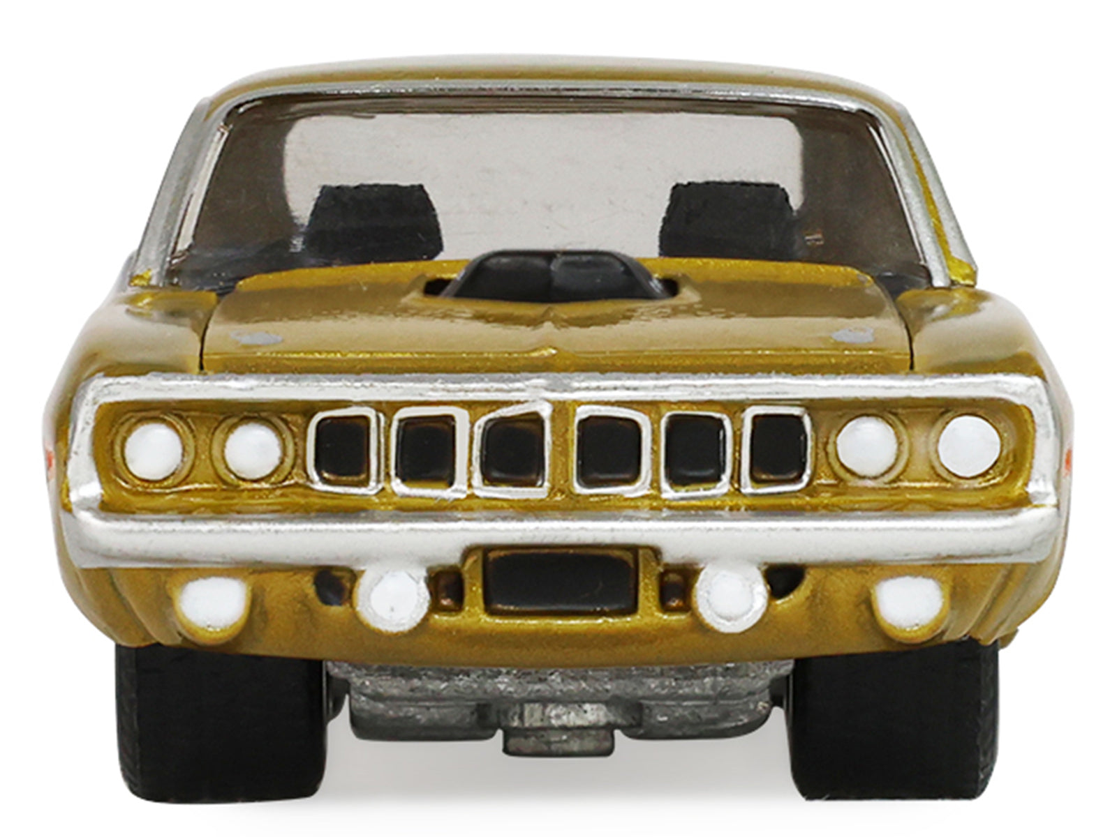 1971 Plymouth Hemi â€˜Cuda Gold Metallic with Black Accents "America 250 Edition" "Anniversary Collection" Series 18 1/64 Diecast Model Car by Greenlight
