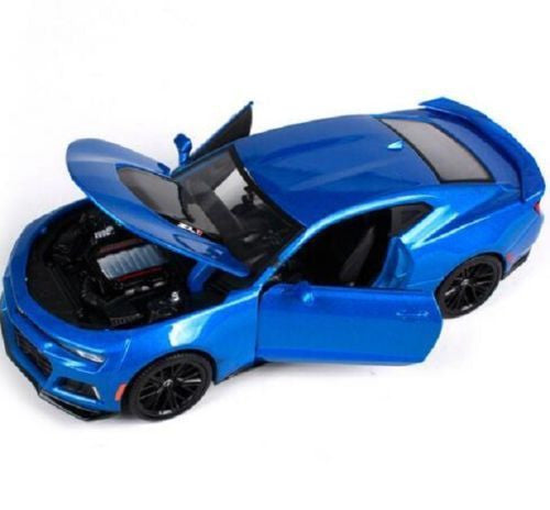 2017 Chevrolet Camaro ZL1 Blue Metallic 1/24 Diecast Model Car by Maisto