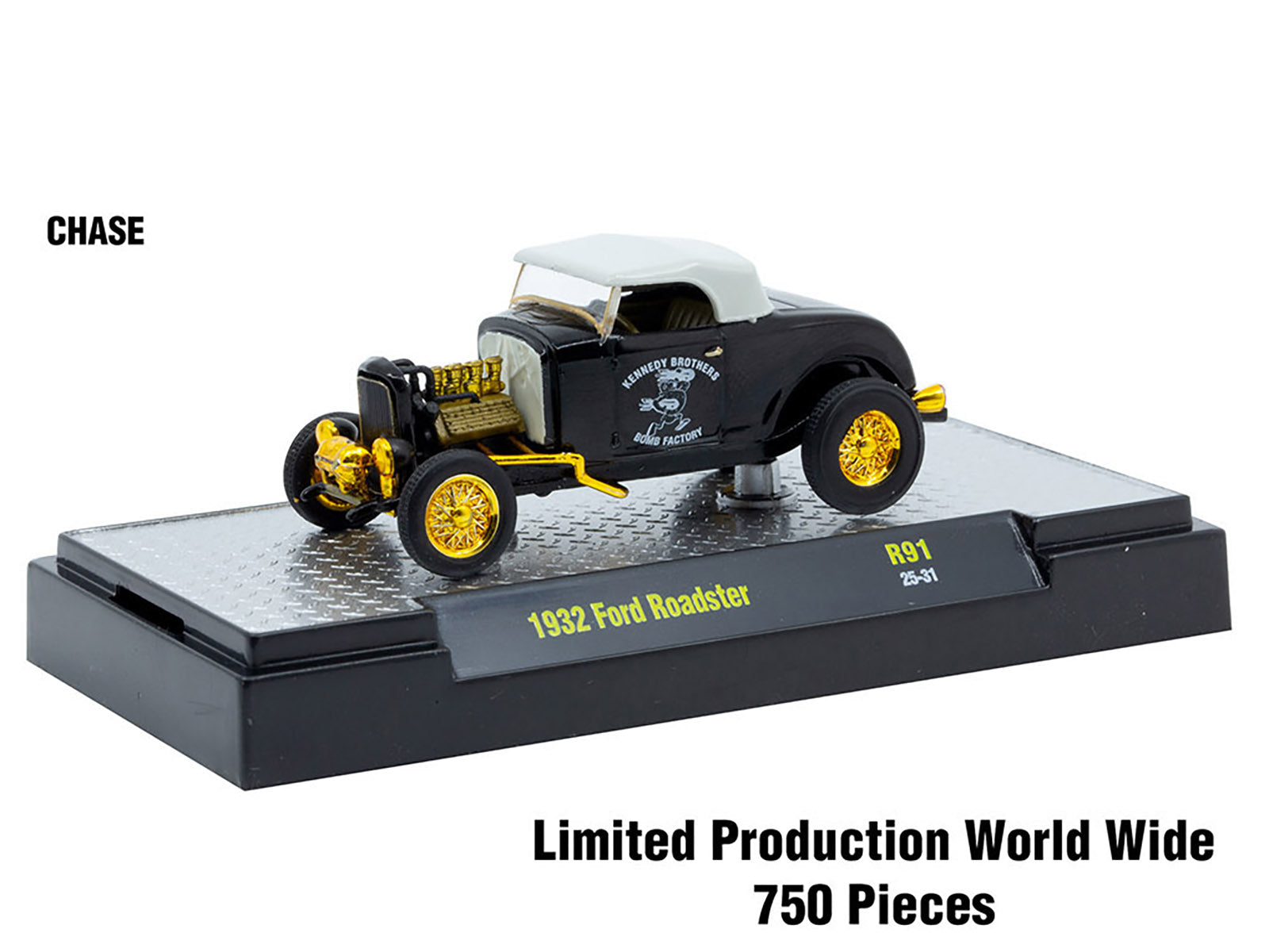 "Auto Meets" Set of 6 Cars IN DISPLAY CASES Release 91 Limited Edition 1/64 Diecast Model Cars by M2 Machines