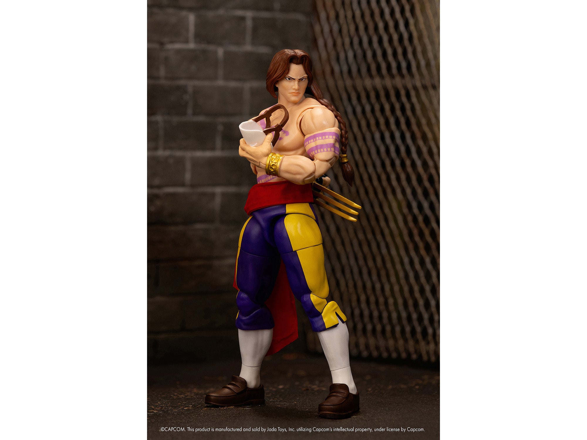 Vega 6" Moveable Figure with Alternate Head and Limbs "Ultra Street Fighter II: The Final Challengers" (2017) Video Game Model by Jada