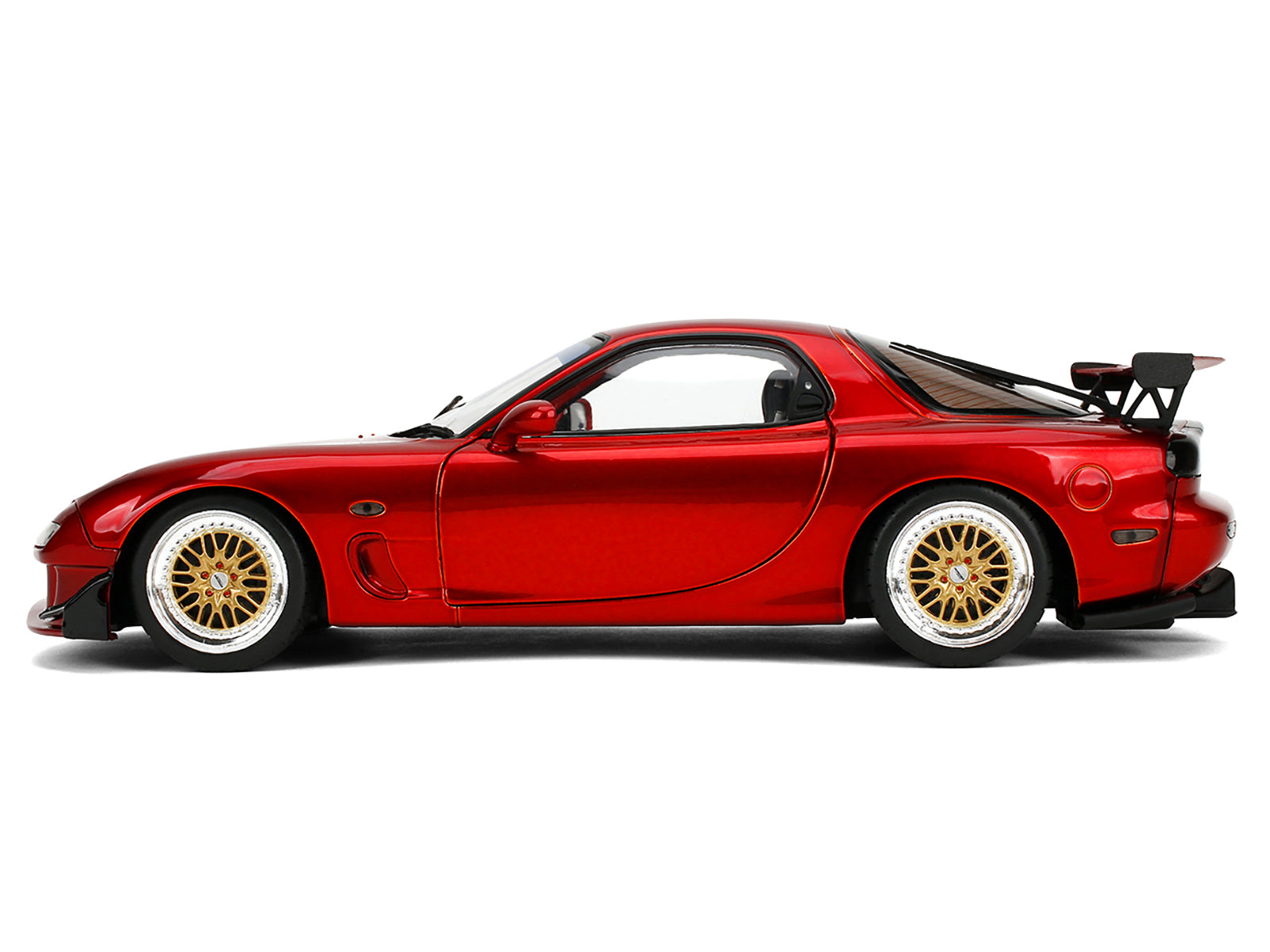 Mazda RX7 Type RS (FD3S) RHD (Right Hand Drive) Orange Metallic "Pink Slips" Series 1/18 Diecast Model Car by Jada
