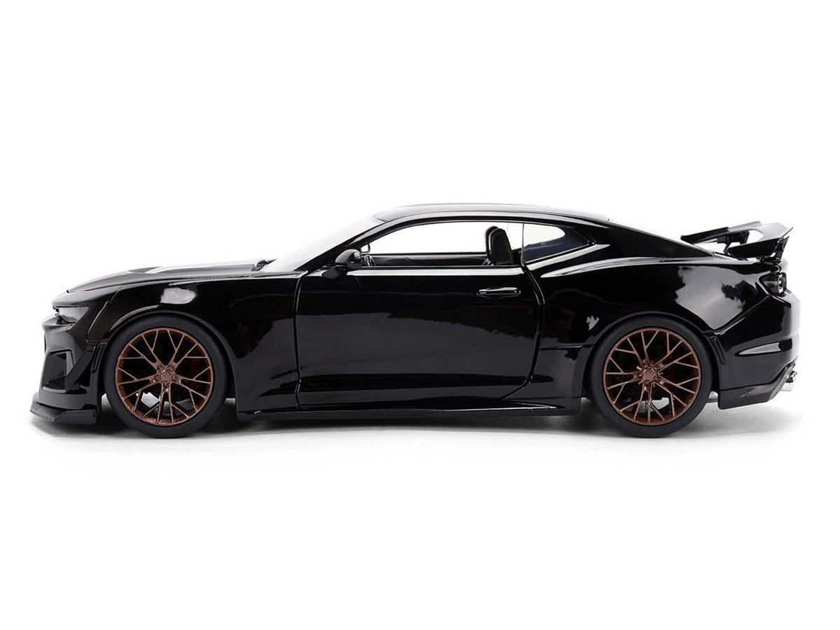 2024 Chevrolet Camaro ZL1 1LE Black "Fast X" (2023) Movie "Fast & Furious 25th Anniversary" Series 1/24 Diecast Model Car by Jada