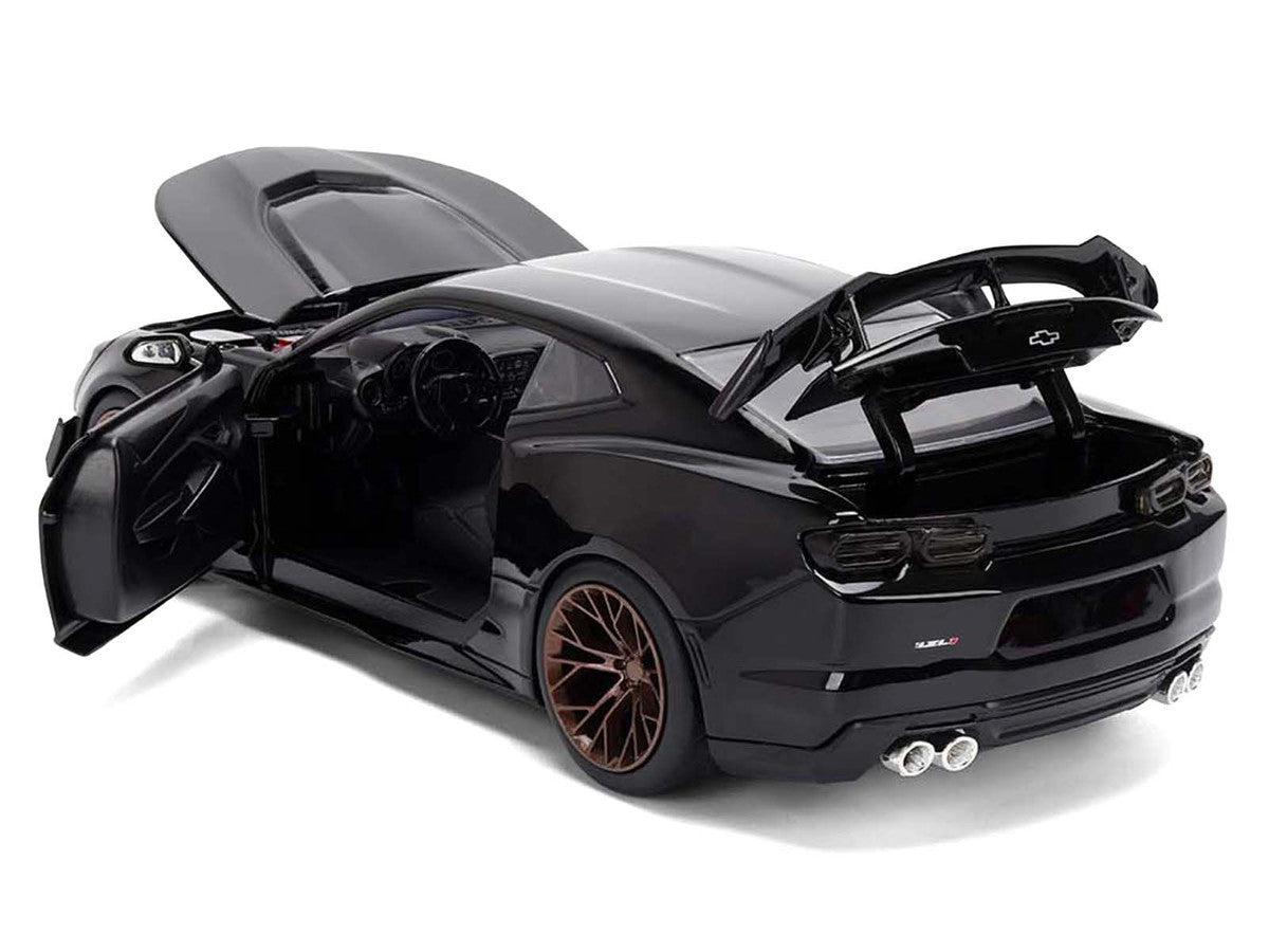 2024 Chevrolet Camaro ZL1 1LE Black "Fast X" (2023) Movie "Fast & Furious 25th Anniversary" Series 1/24 Diecast Model Car by Jada