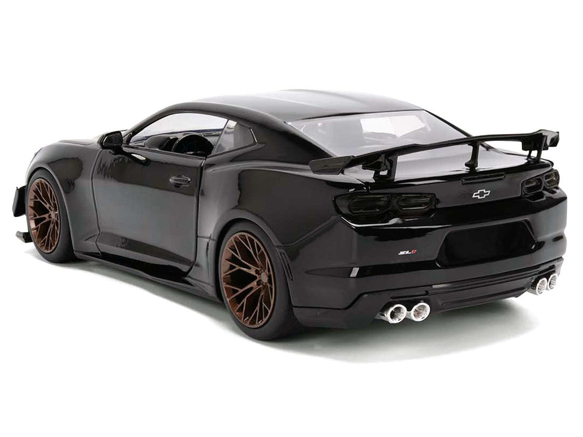 2024 Chevrolet Camaro ZL1 1LE Black "Fast X" (2023) Movie "Fast & Furious 25th Anniversary" Series 1/24 Diecast Model Car by Jada