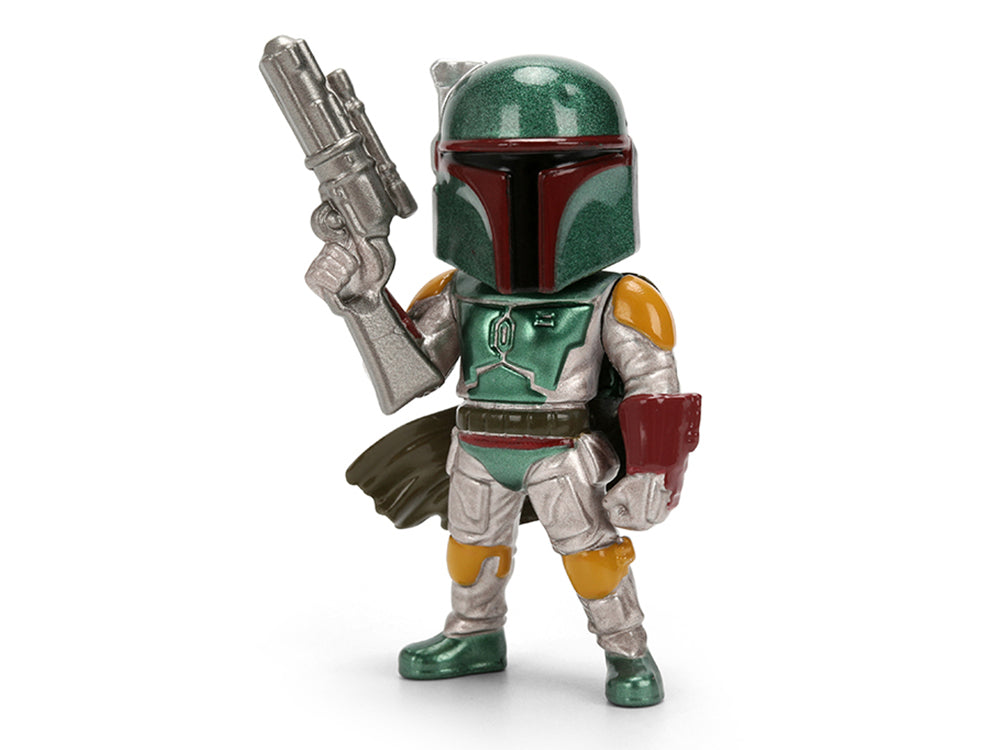 Set of 4 Diecast Figures "Star Wars" Movie Franchise "Metalfigs" Series Diecast Models by Jada