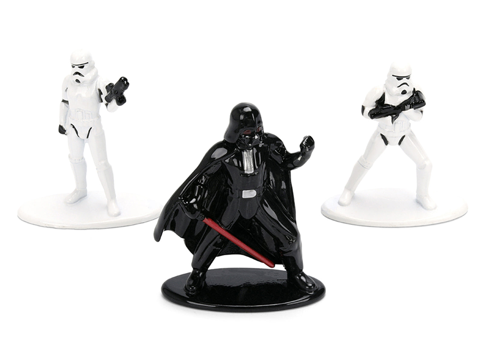 Set of 3 Diecast Figures "Star Wars" Movie Franchise "Nano Metalfigs" Series Diecast Models by Jada