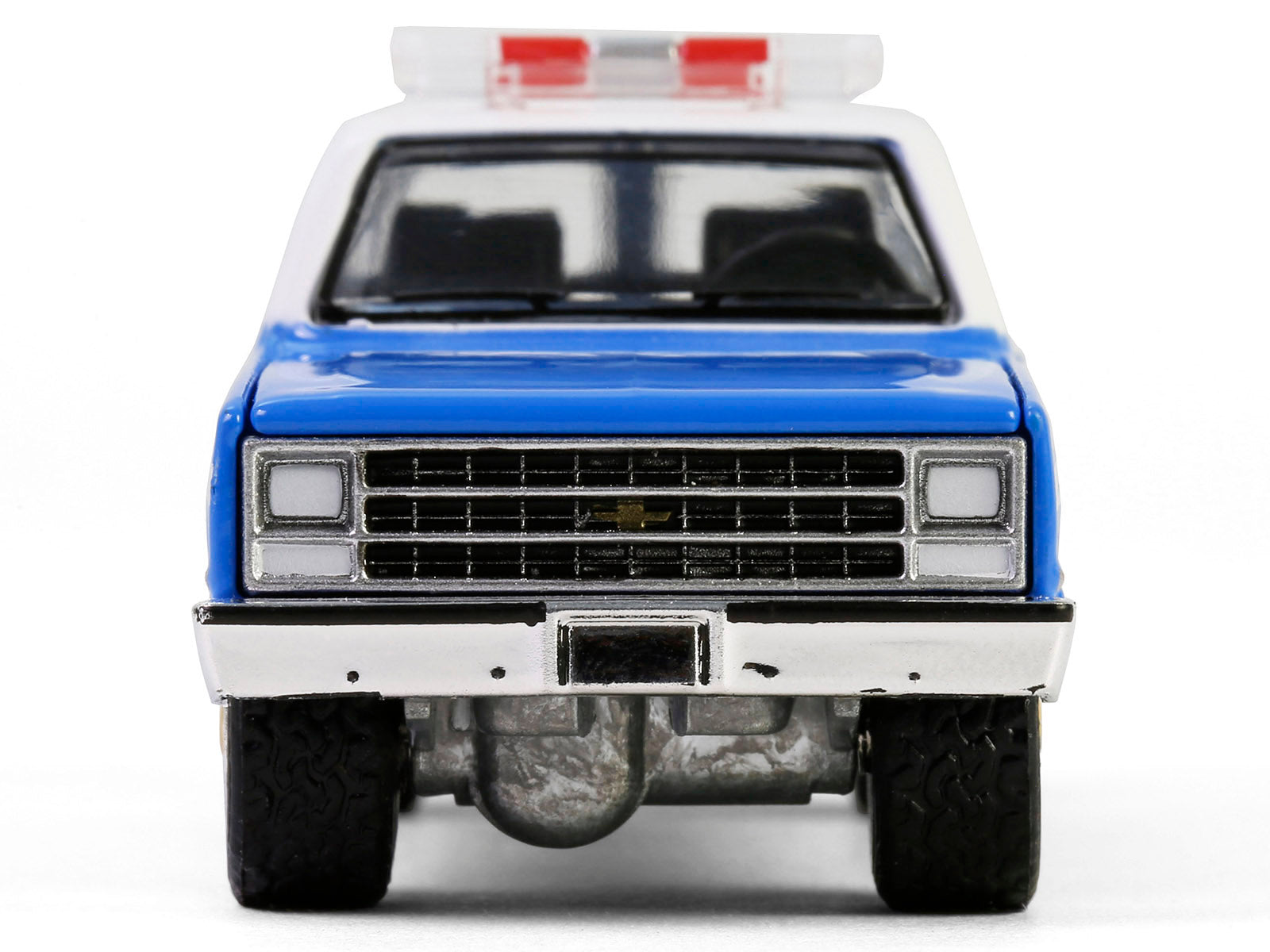 1990 Chevrolet Suburban K2500 Scottsdale "NYPD (New York City Police Department)" Blue with White Top "Hot Pursuit" Series 46 1/64 Diecast Model Car by Greenlight