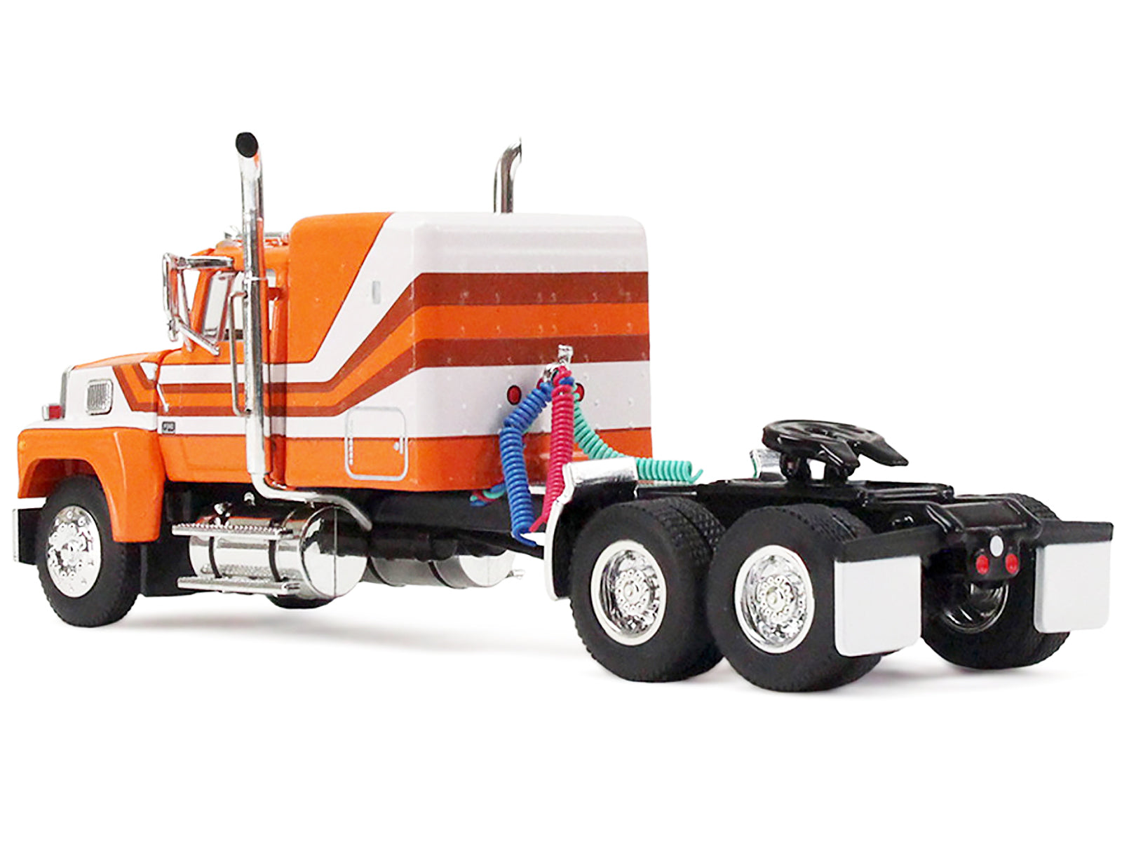 Ford LTL 9000 Trio Set (Two Day Cabs and One 60" Flat Top Sleeper) 1/64 Diecast Model by DCP/First Gear