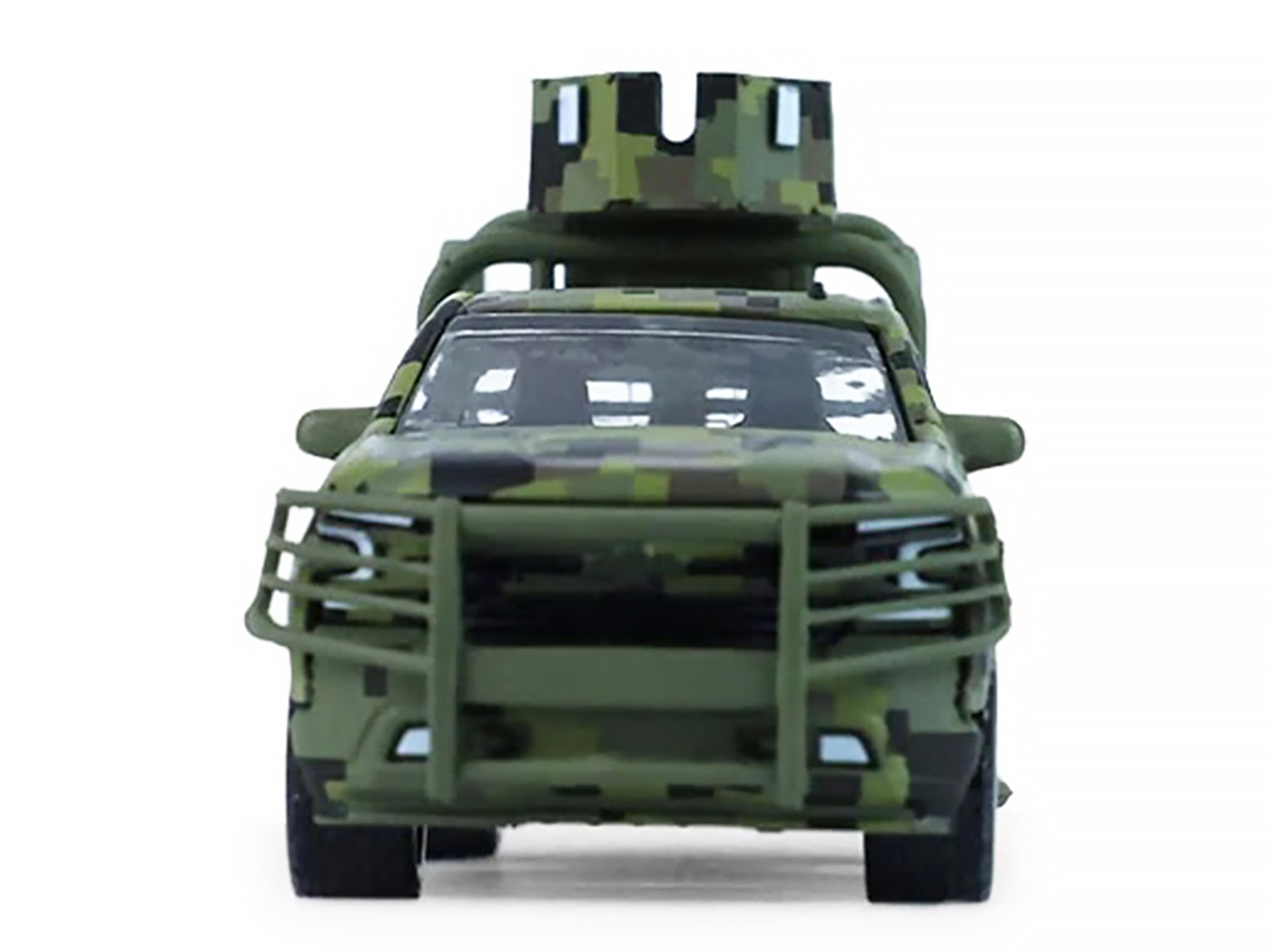 2021 Chevrolet Silverado LT Trail Boss Z71 Truck "Mexican Military" Green Digital Camouflage "Battalion 64" Series 6 1/64 Diecast Model Car by Greenlight