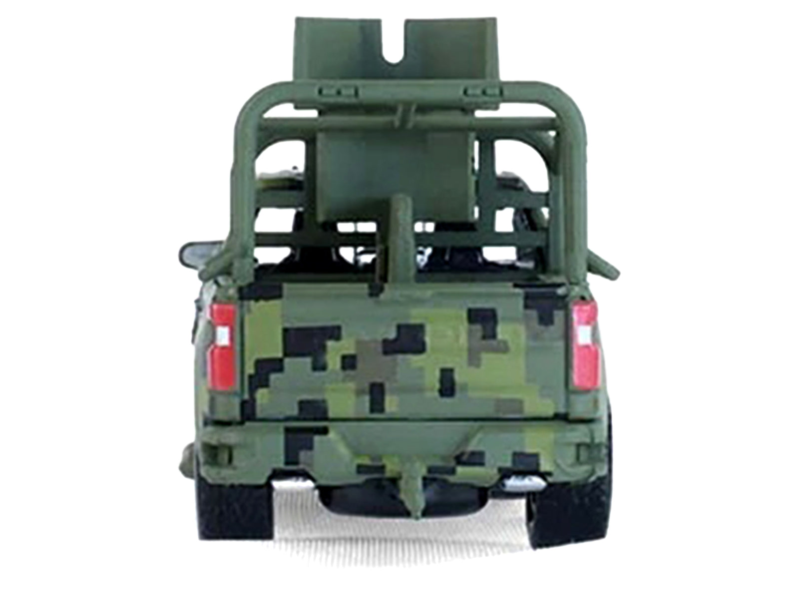 2021 Chevrolet Silverado LT Trail Boss Z71 Truck "Mexican Military" Green Digital Camouflage "Battalion 64" Series 6 1/64 Diecast Model Car by Greenlight