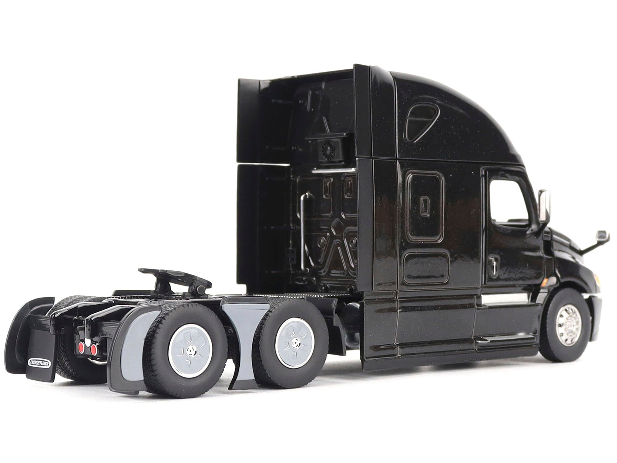 Freightliner New Cascadia Sleeper Cab Truck Tractor Black "Transport Series" 1/50 Diecast Model by Diecast Masters