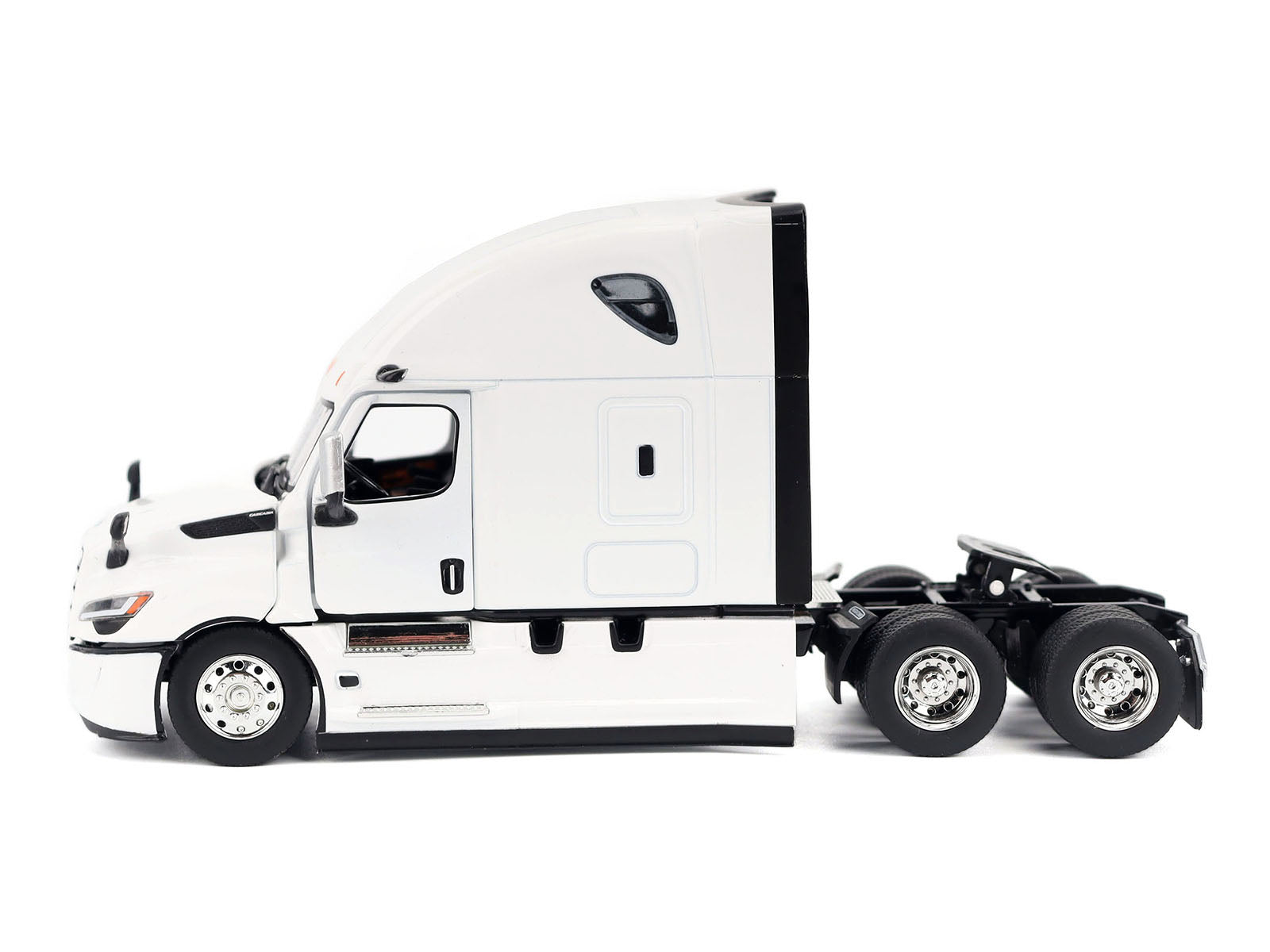 2025 Freightliner Cascadia Gen-5 Sleeper Cab Truck Tractor Winter White "Transport Series" 1/50 Diecast Model by Diecast Masters