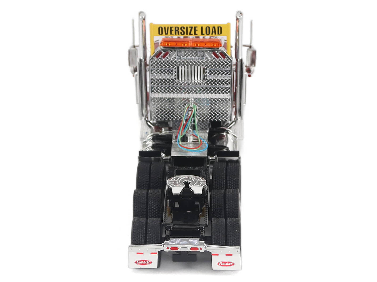 Peterbilt 589 Truck Tractor with Day Cab Legendary Red "Transport Series" 1/50 Diecast Model by Diecast Masters
