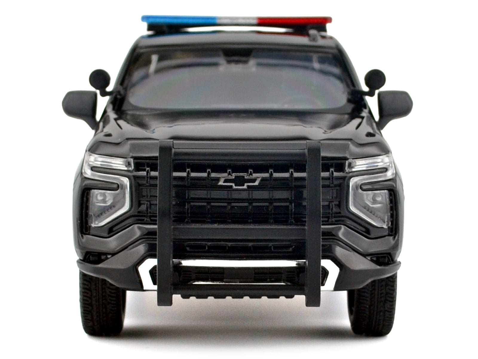 2025 Chevrolet Tahoe PPV Black "Custom Builder's Kit - Law Enforcement and Public Service" Series 1/24 Diecast Model Car by Motormax