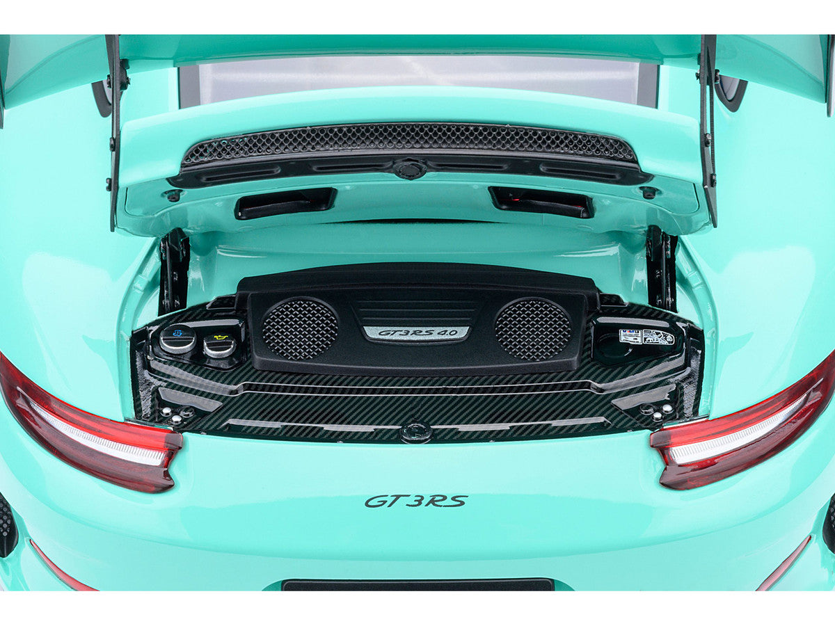 Porsche 911 (991.2) GT3 RS Mint Green 1/18 Model Car by Autoart