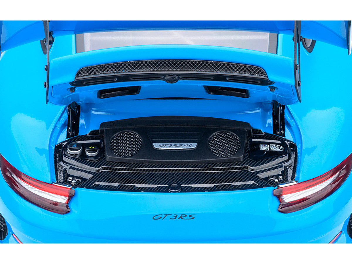 Porsche 911 (991.2) GT3 RS Riviera Blue 1/18 Model Car by Autoart