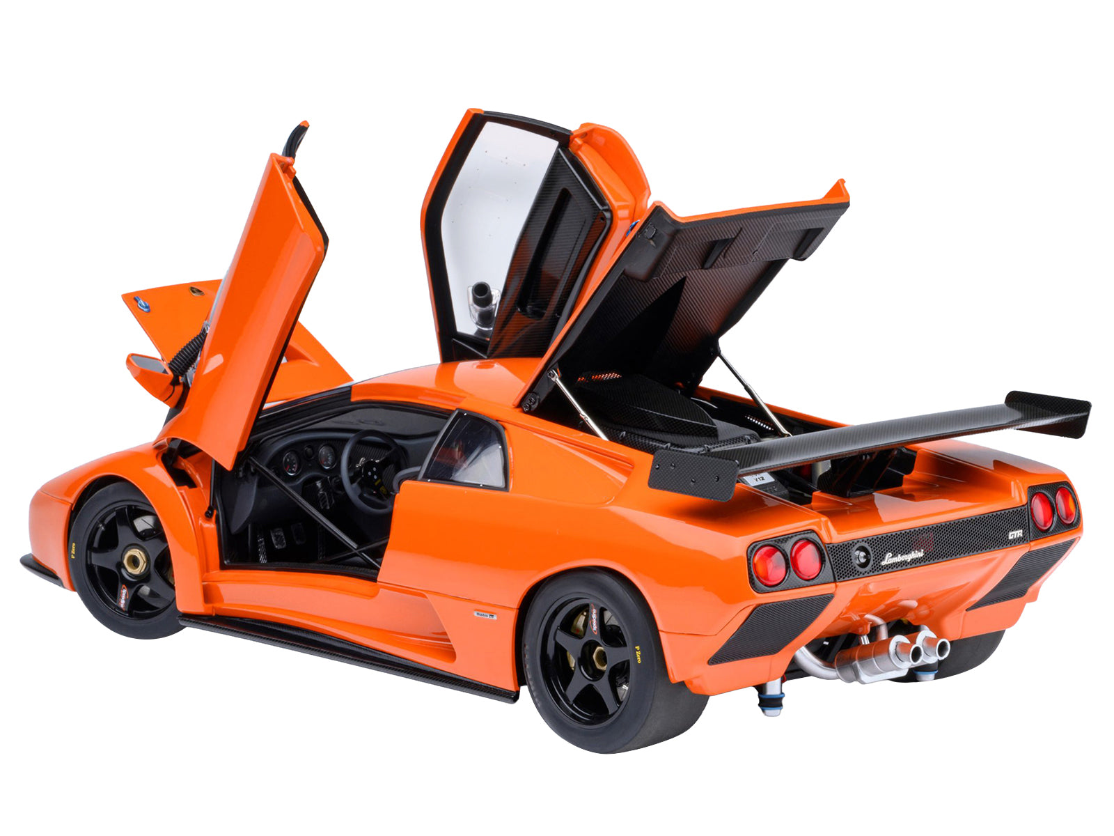 Lamborghini Diablo GTR Arancio Ishtar Orange 1/18 Model Car by Autoart