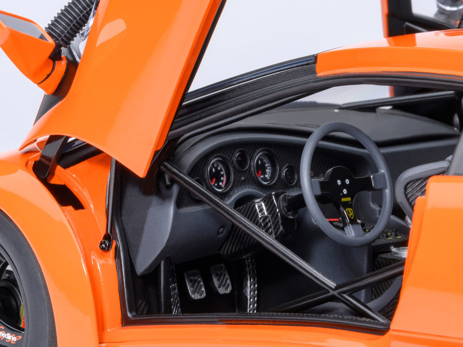 Lamborghini Diablo GTR Arancio Ishtar Orange 1/18 Model Car by Autoart