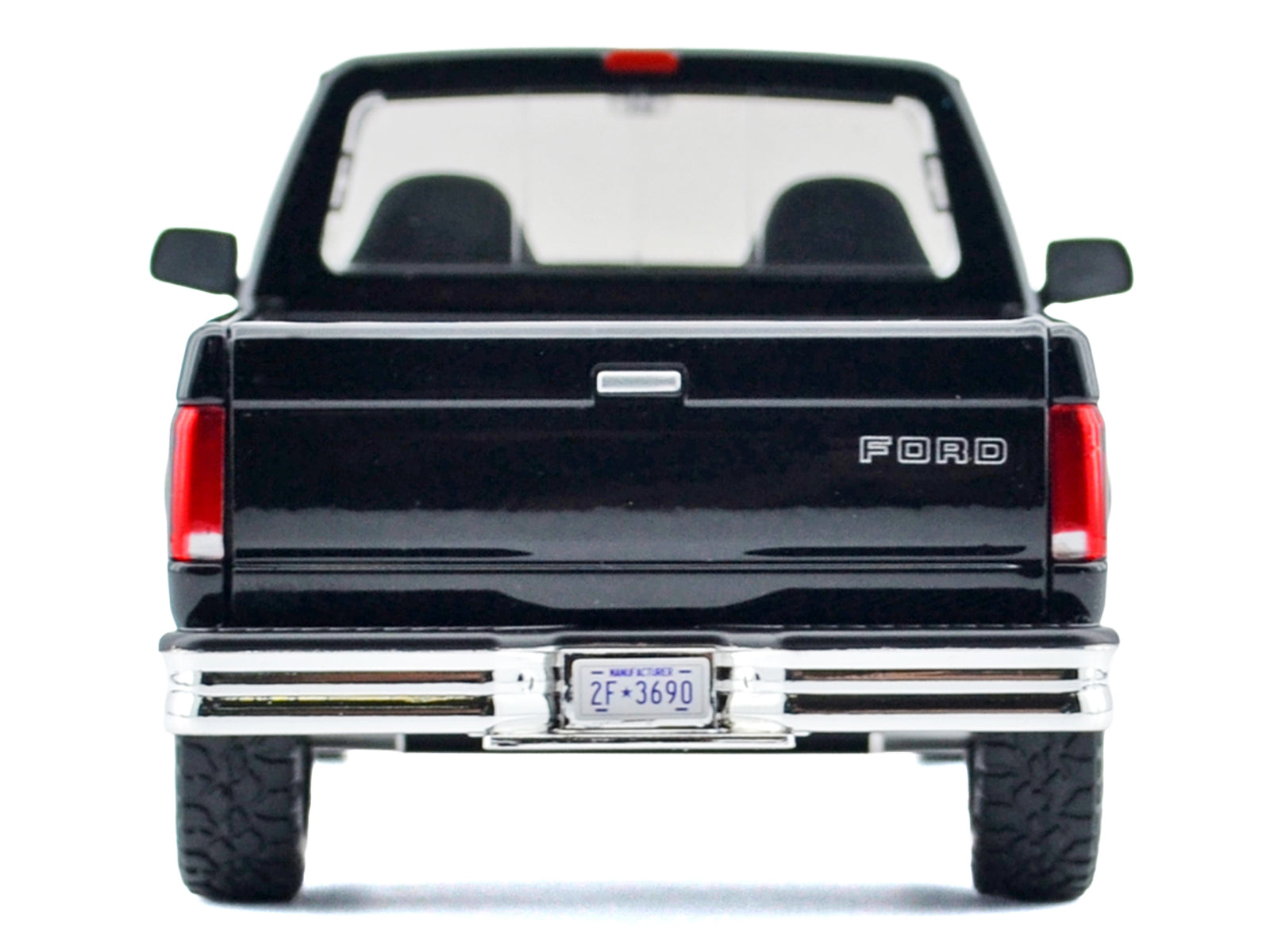 1993 Ford F-150 XLT Pickup Truck Black "Timeless Legends" Series 1/24 Diecast Model Car by Motormax