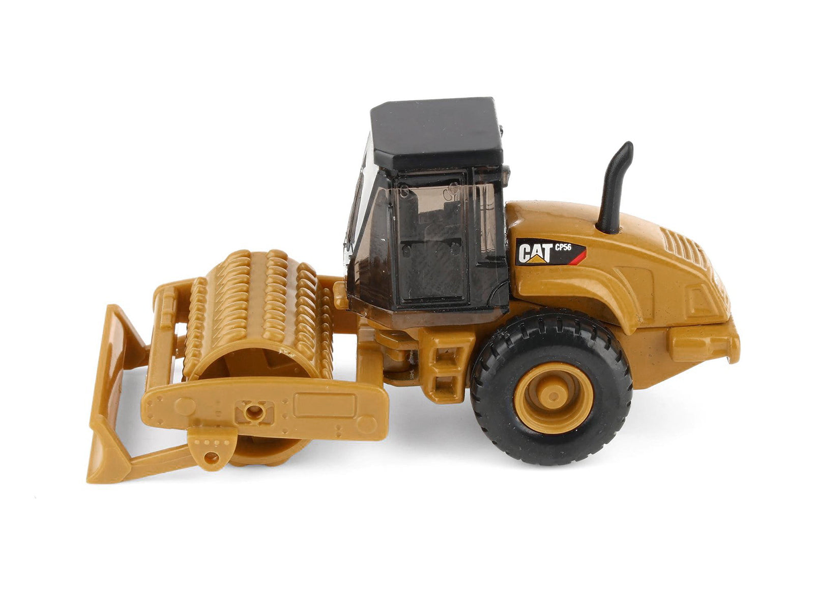 CAT Caterpillar CS56 Roller with Interchangeable Front Attachment Yellow 1/87 (HO) Diecast Model by Diecast Masters