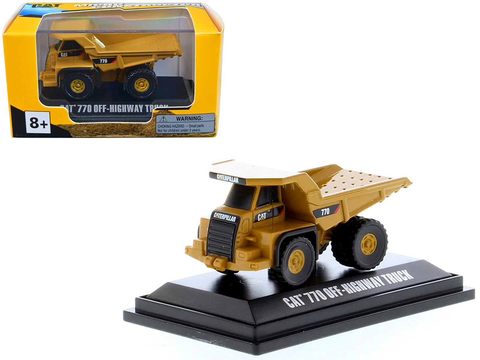 CAT Caterpillar 770 Offâ€“Highway Truck Yellow "Micro-Constructor" Series Diecast Model by Diecast Masters