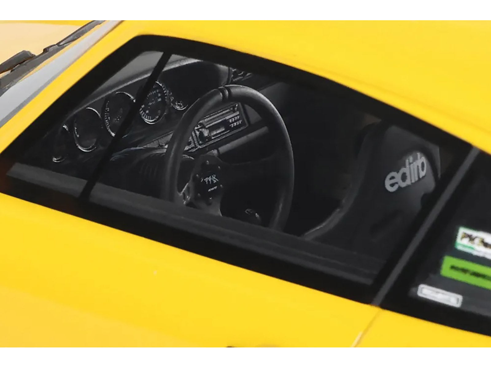 2024 Porsche 911 (964) RWB "Qeema" Yellow 1/18 Model Car by GT Spirit