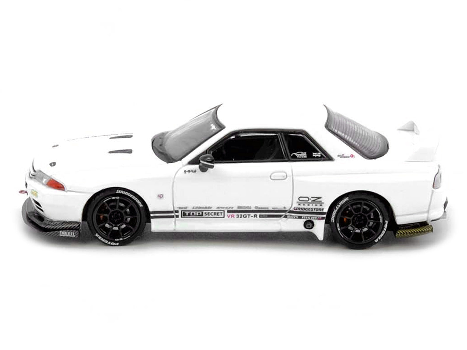 Nissan Skyline "Top Secret" (VR32) GT-R RHD (Right Hand Drive) White 1/64 Diecast Model Car by Inno Models