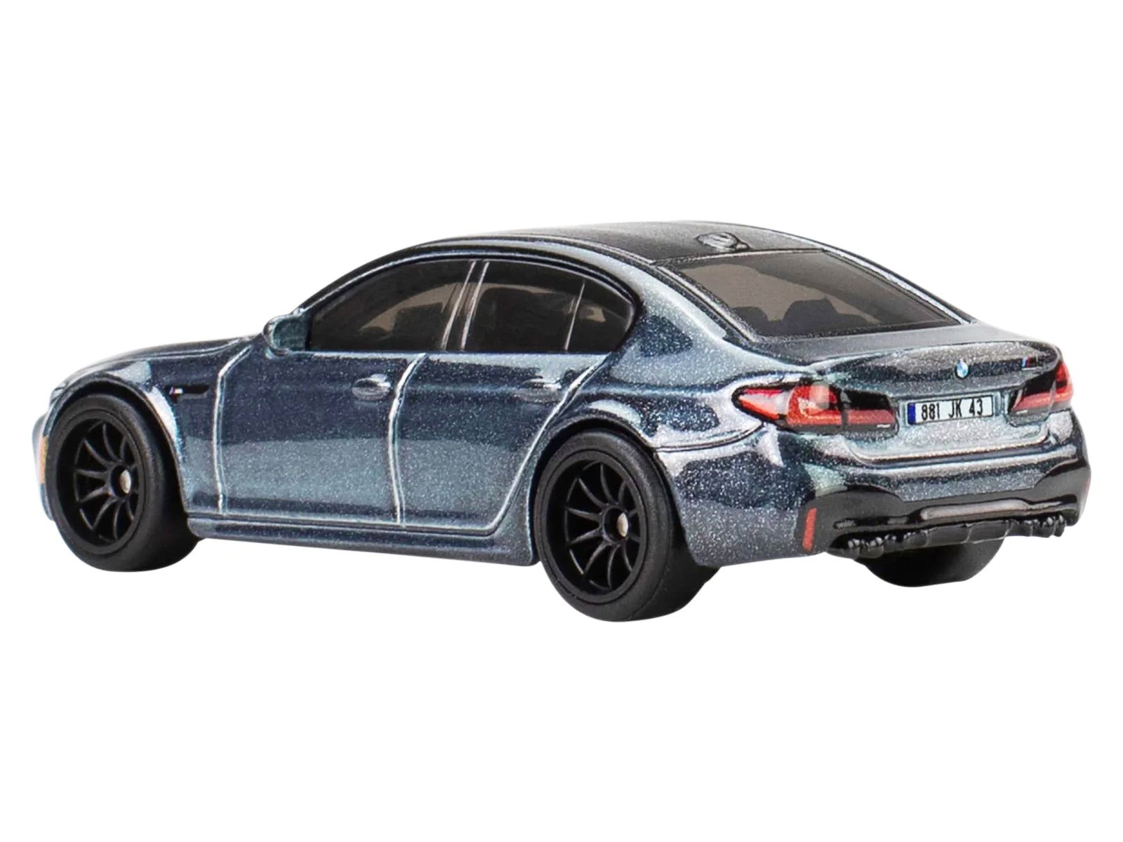 2021 BMW M5 Gray Metallic with Black Top "Mission: Impossible â€“ Dead Reckoning" (2023) Movie "Pop Culture" Series Diecast Model Car by Hot Wheels