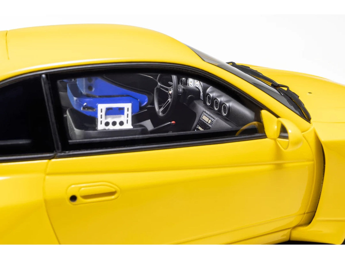 Nissan Silvia (S15) "Khyzyl Saleem" Yellow 1/18 Model Car by Kyosho