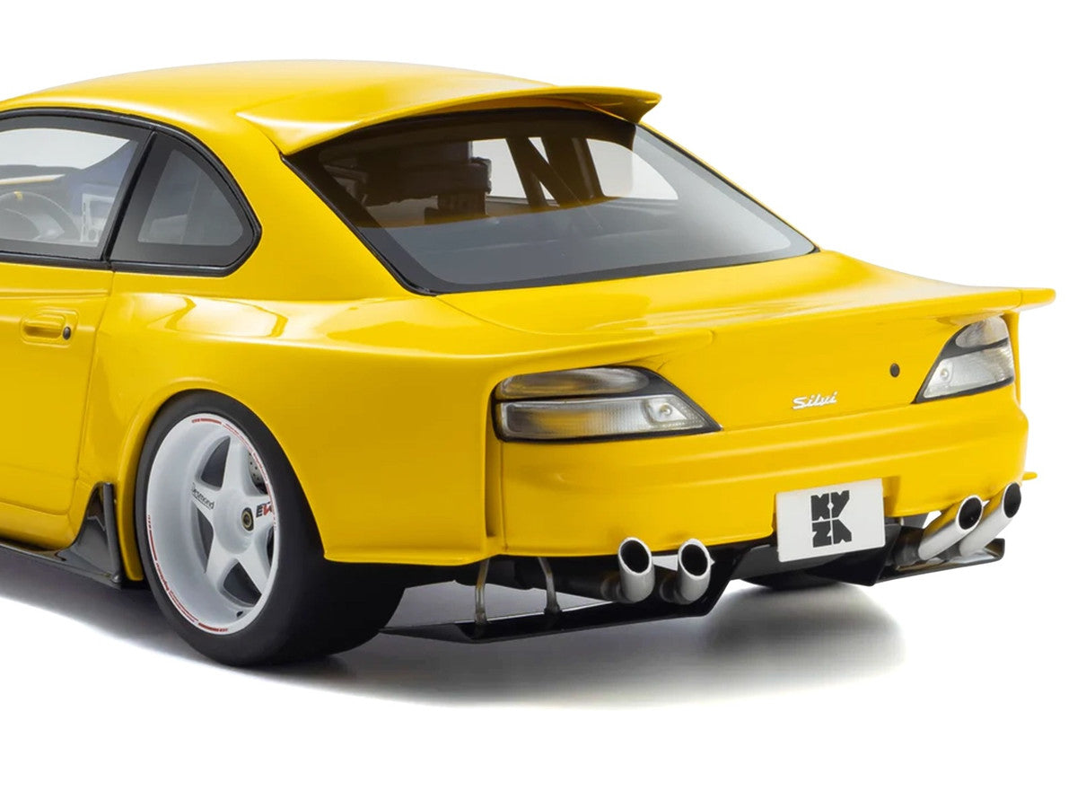 Nissan Silvia (S15) "Khyzyl Saleem" Yellow 1/18 Model Car by Kyosho