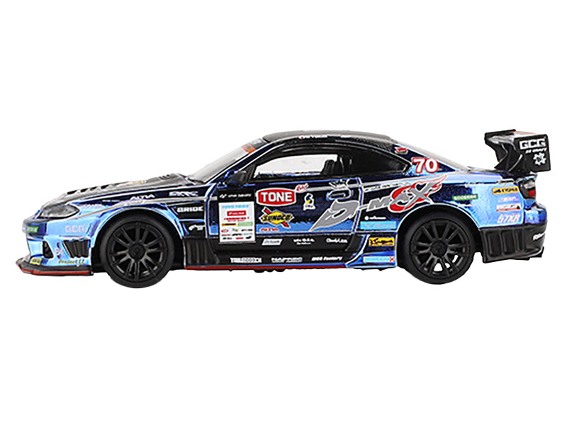 Nissan Silvia (S15) D-MAX RHD (Right Hand Drive) #70 Masashi Yokoi "D-MAX Racing" "D1 Grand Prix" (2023) Limited Edition 1/64 Diecast Model Car by Mini GT