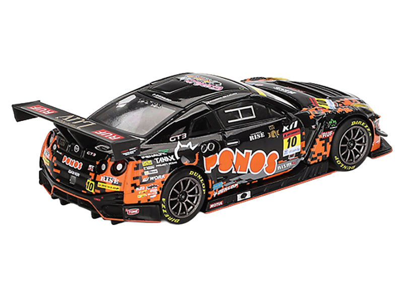 Nissan GT-R NISMO GT3 #10 Hironobu Yasuda - Riki Okusa "PONOS GAINER" "Super GT Series" (2023) Limited Edition 1/64 Diecast Model Car by Mini GT