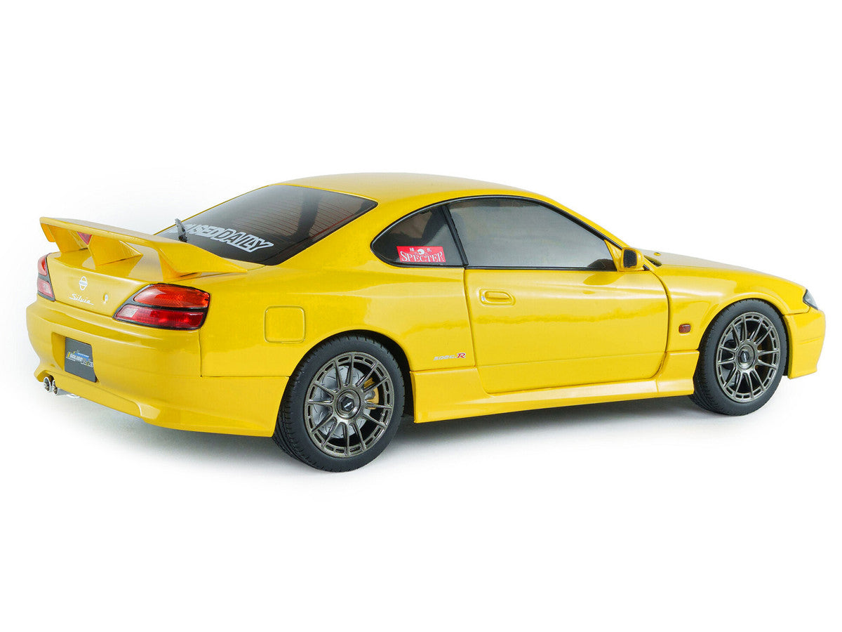 1999 Nissan Silvia (S15) Spec-R Aero RHD (Right Hand Drive) Lightning Yellow 1/18 Diecast Model Car by Solido