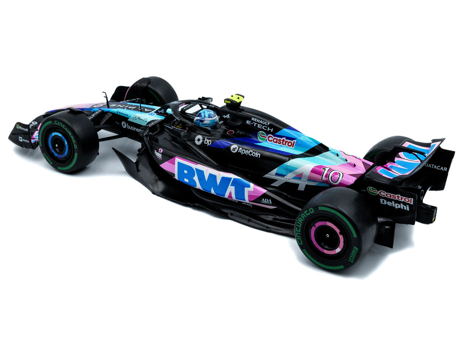Alpine A524 #10 Pierre Gasly "BWT" 3rd Place Formula One F1 "Sao Paulo GP" (2024) "Competition" Series 1/18 Diecast Model Car by Solido