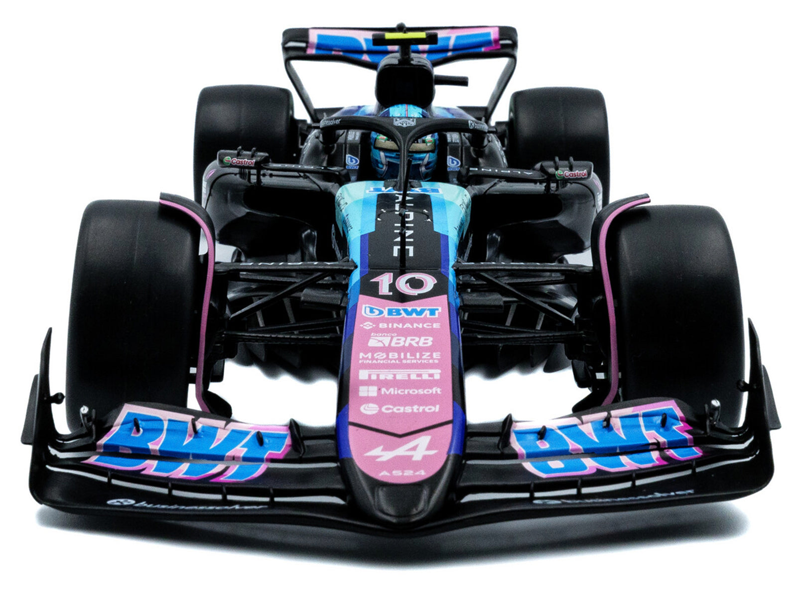 Alpine A524 #10 Pierre Gasly "BWT" 3rd Place Formula One F1 "Sao Paulo GP" (2024) "Competition" Series 1/18 Diecast Model Car by Solido
