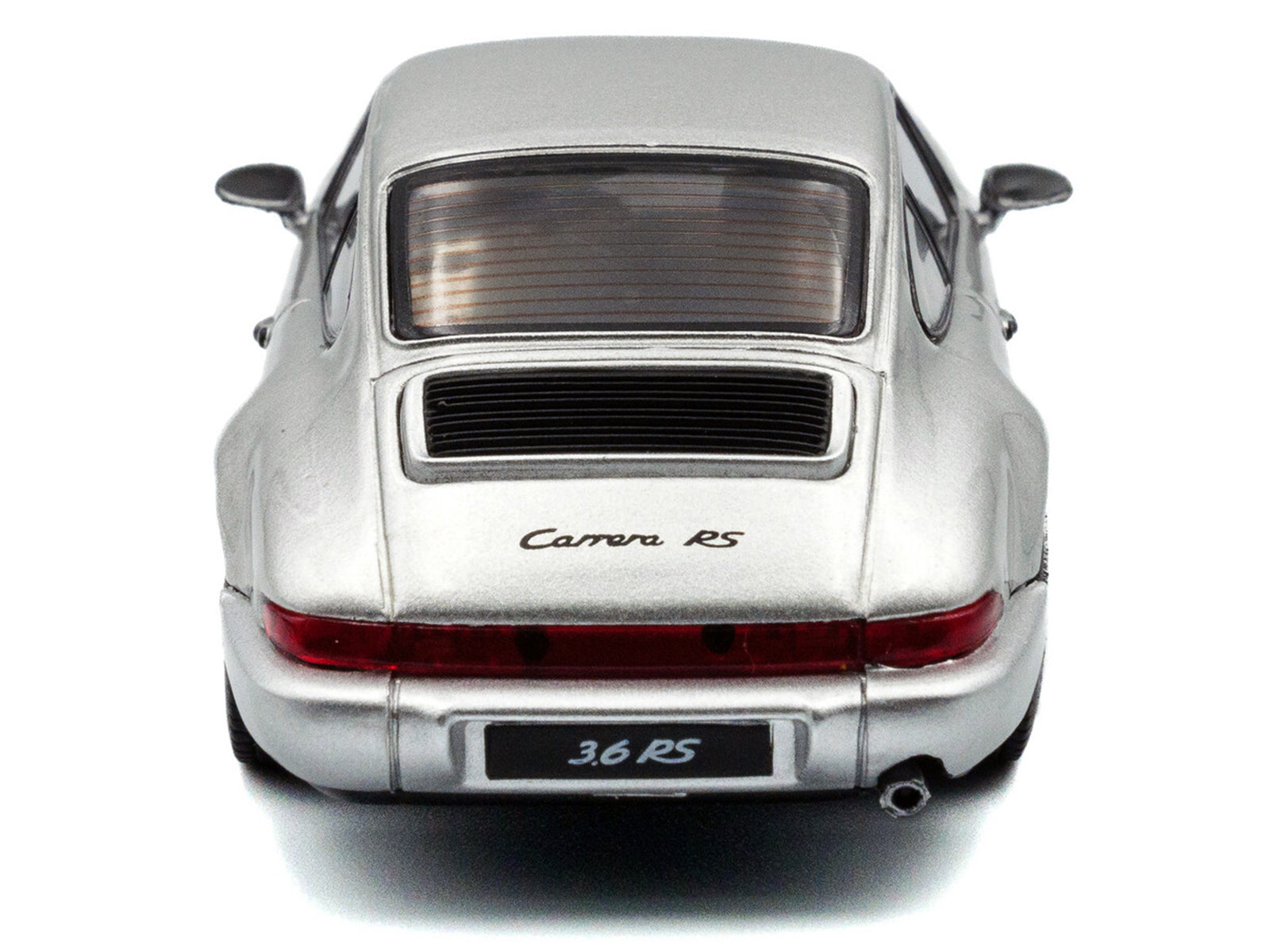 1994 Porsche 911 (964) RS Silver Metallic with Black Stripes 1/43 Diecast Model Car by Solido