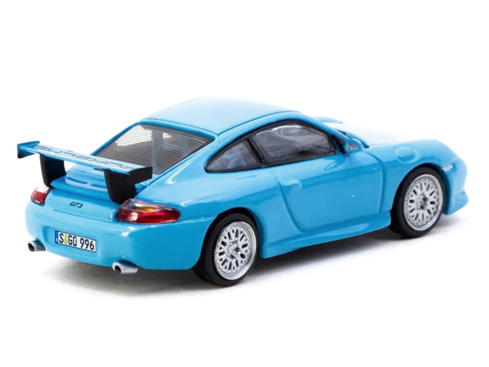Porsche 911 GT3 (996) Light Blue "Global64" Series 1/64 Diecast Model by Tarmac Works