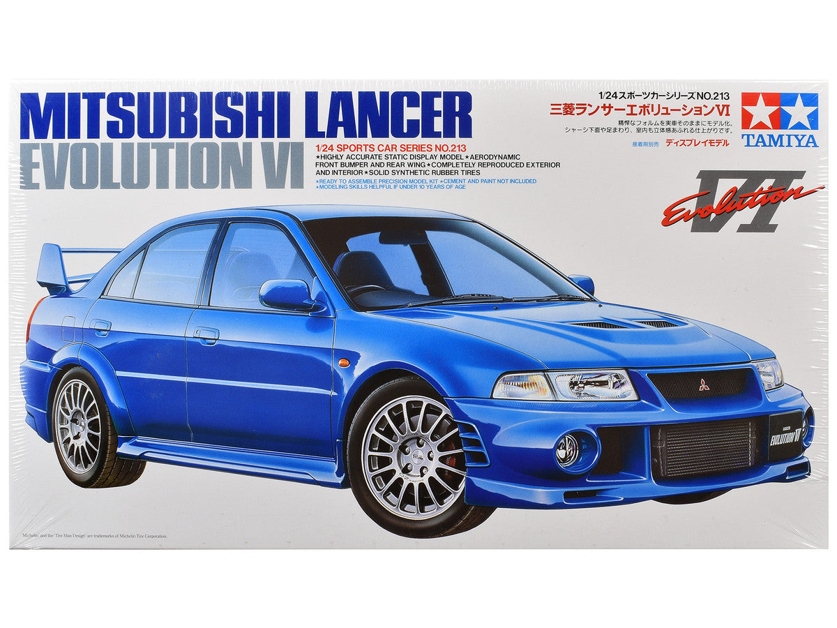 Model Kit Mitsubishi Lancer Evolution VI 1/24 Scale Model by Tamiya