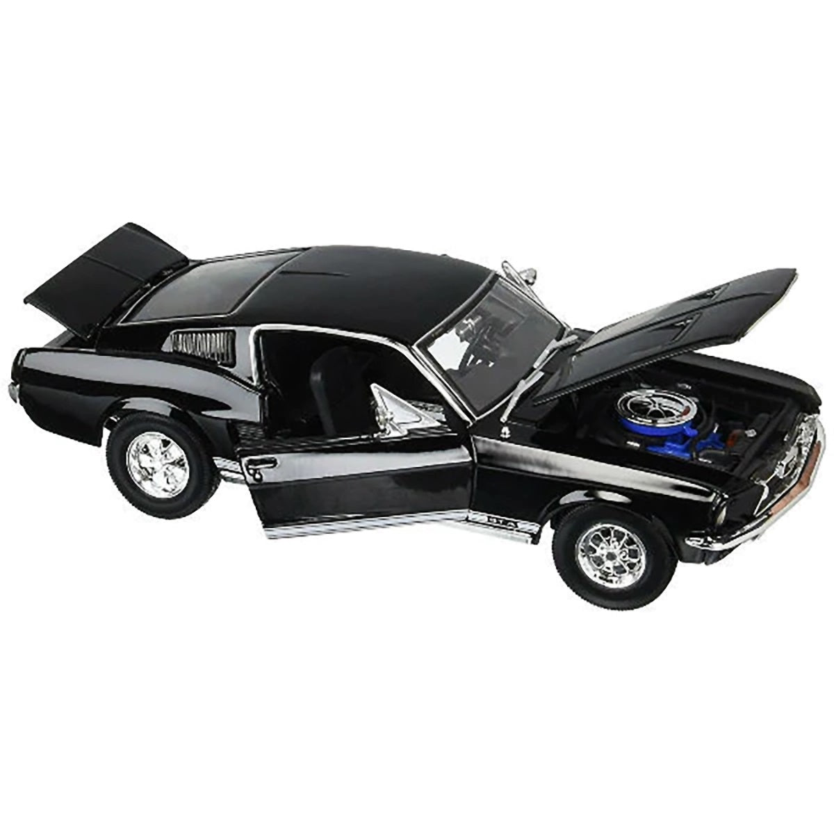 1967 Ford Mustang GTA Fastback Black "Special Edition" 1/18 Diecast Model Car by Maisto