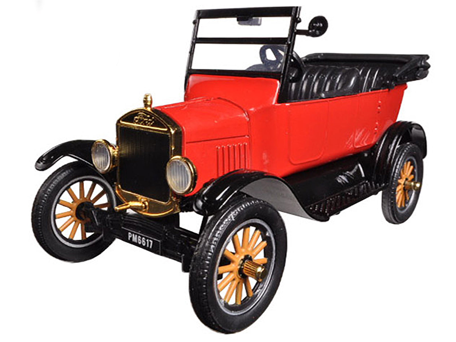1925 Ford Model T Touring Red 1/24 Diecast Model Car by Motormax